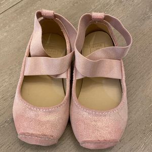 Janie & Jack shimmer ballet flat